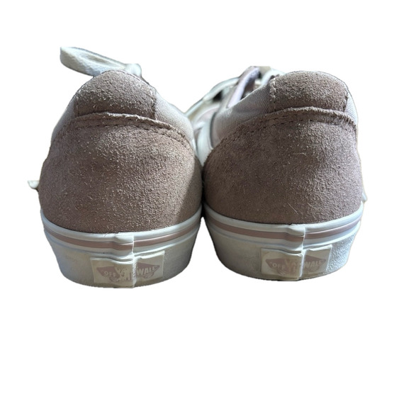 Vans Old Skool light pink Size 8.5 preowned Low top side stripe - Picture 6 of 7